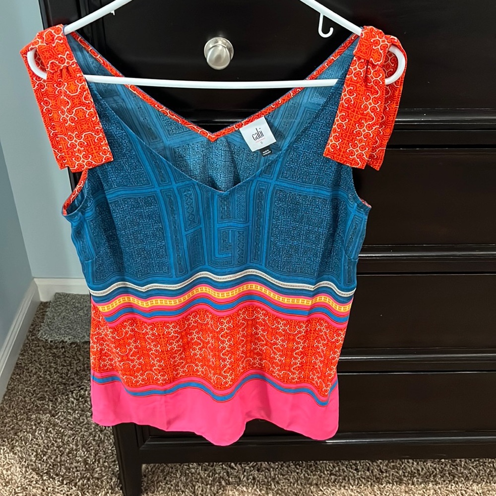 Cabi sleeveless blouse.